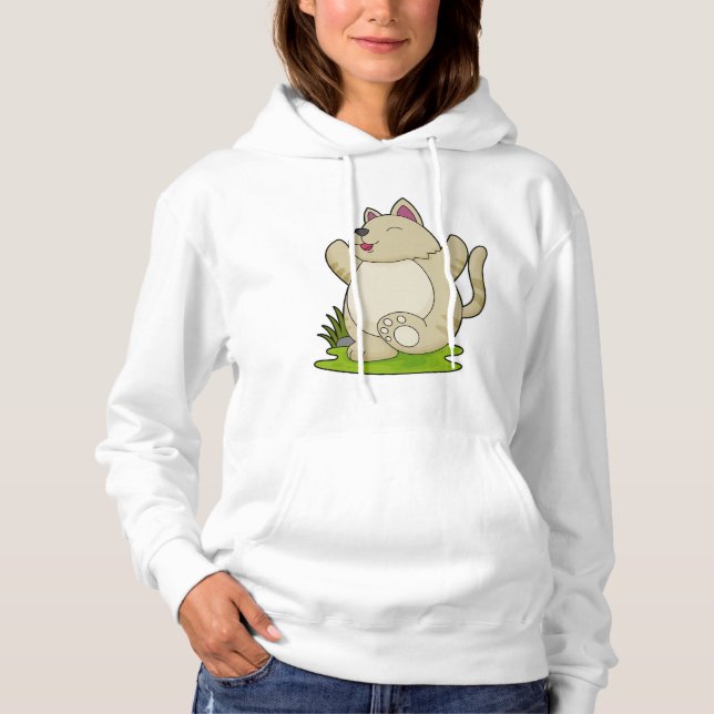 Sudadera Gato de yoga (Anverso)