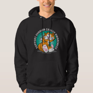 Sudadera Gato del cáncer ovárico