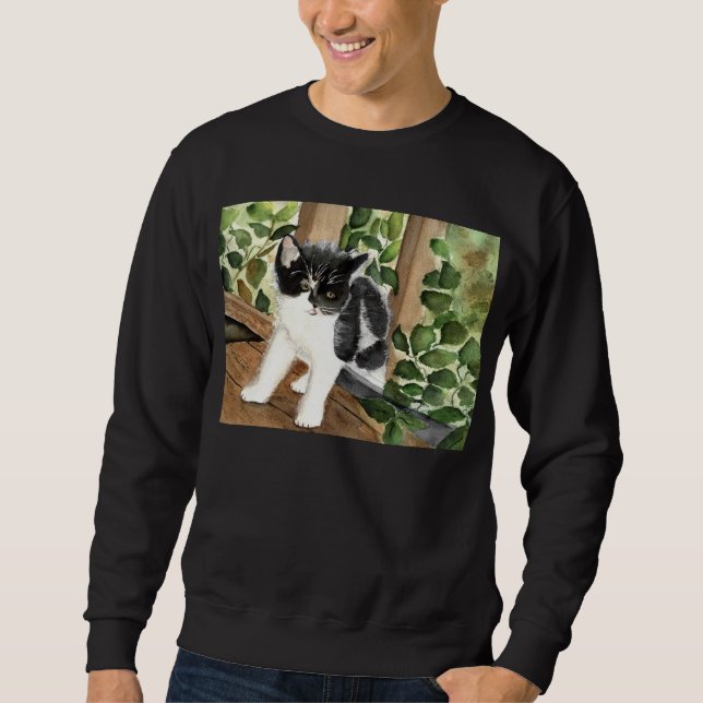 Sudadera Gato del smoking (Anverso)
