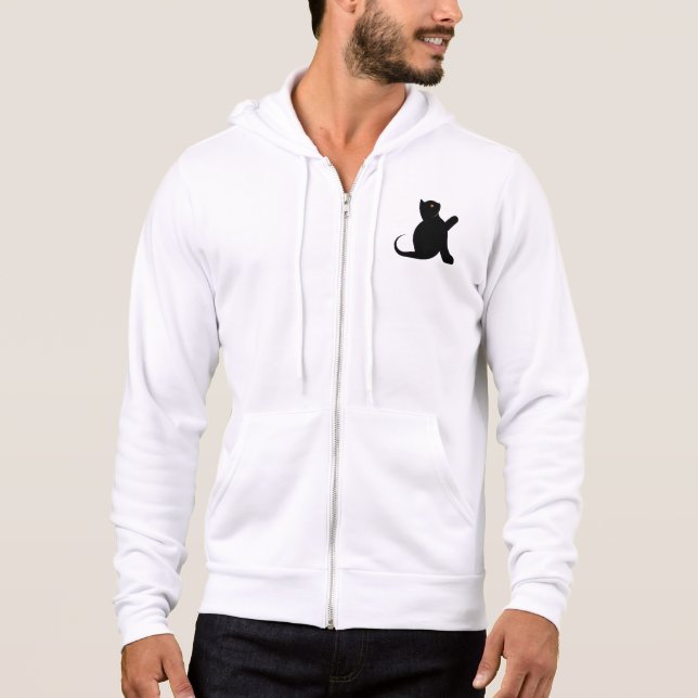 Sudadera Gato diciendo hola (Anverso)