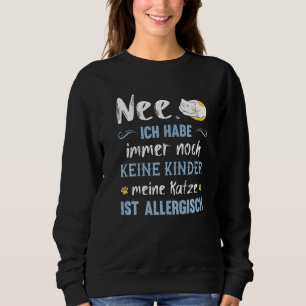 Sudadera Gato diciendo Mamá de gato Diversión de portador d