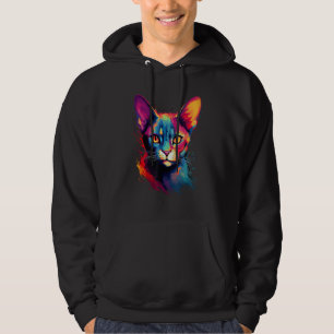 Sudadera gato divertido mamá Sunflower Cat Lover gatos gráf
