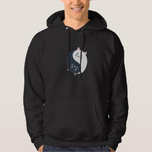 Sudadera Gato Divertido Yin Y Yang
