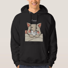 Sudadera Gato Dormido Adorable Necesito una Siesta Arte Kaw