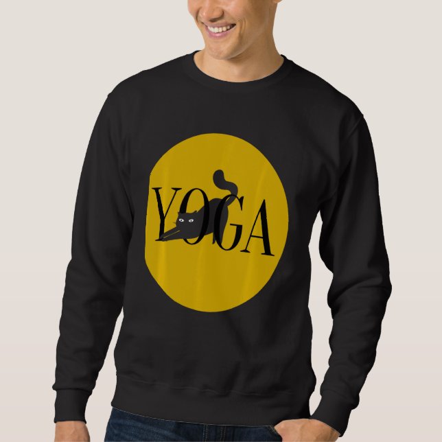 Sudadera Gato dulce que estira la idea (Anverso)