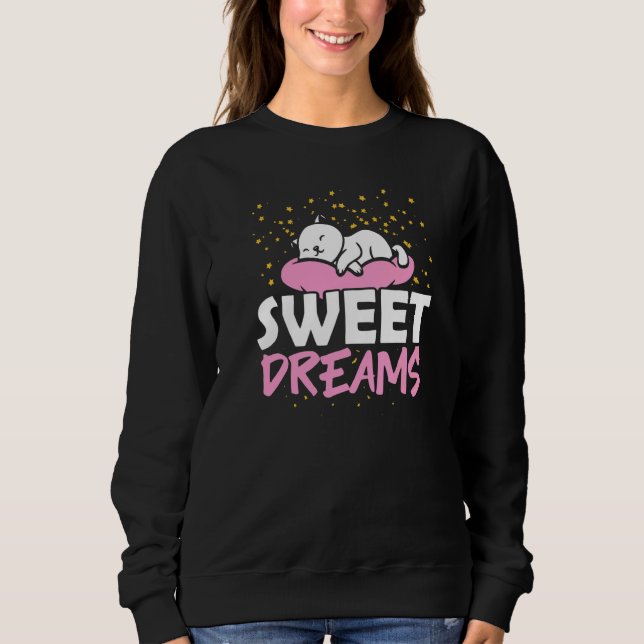 Sudadera Gato Dulces Sueños   (Anverso)
