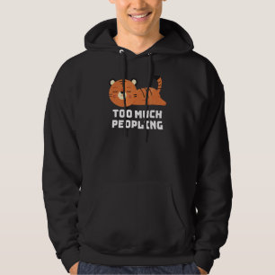 Sudadera Gato durmiendo demasiado, peopling Nap Sarcástico