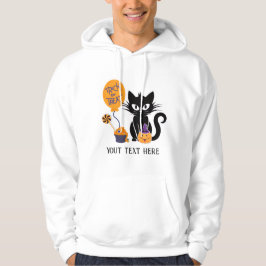 Sudadera gato editable en halloween