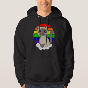 Sudadera Gato En Animales De Arcoiris De Unicornio Cuelgan