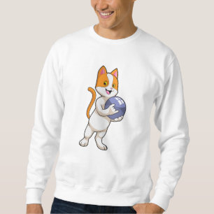 Sudadera Gato en el Bowling con bolas
