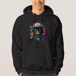Sudadera Gato en el espacio Astronauta Gato Lover Planetas