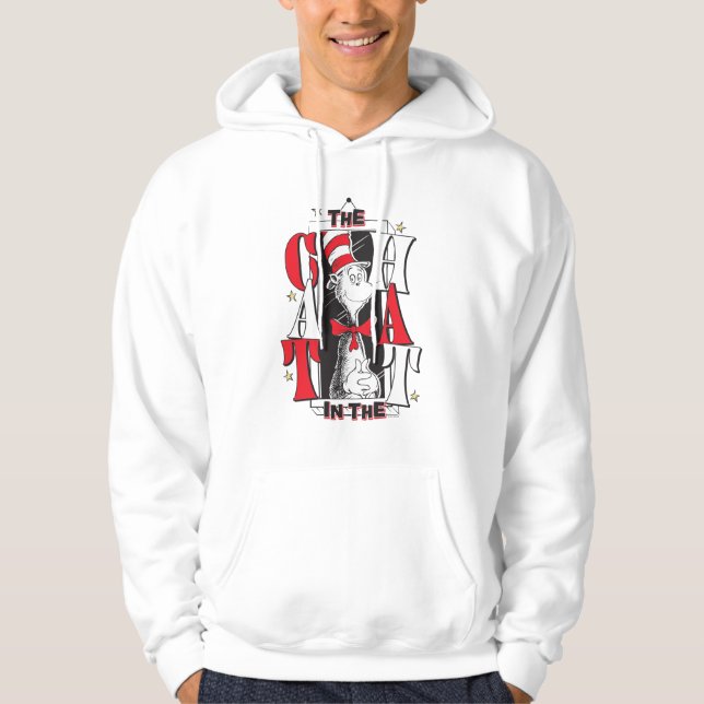 Sudadera Gato en el Gorra | Texto de B&W (Anverso)