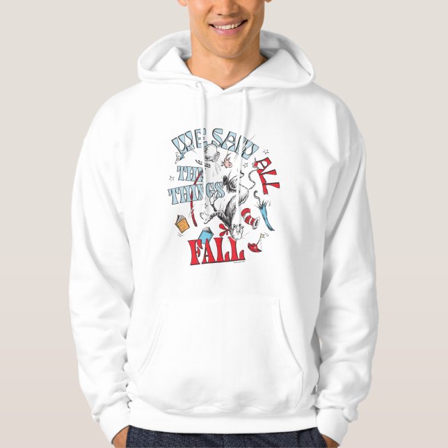 Sudadera Gato en el Gorra | Vimos caer todas las cosas (Anverso)