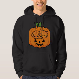 Sudadera Gato en Jack O Lantern Halloween
