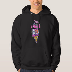 Sudadera Gato En Un Cono Me Haces Mellar El Amor De Los Hel