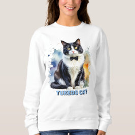 Sudadera Gato Esmoquin Elegante