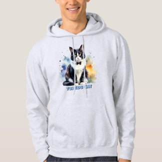 Sudadera Gato Esmoquinado Elegante