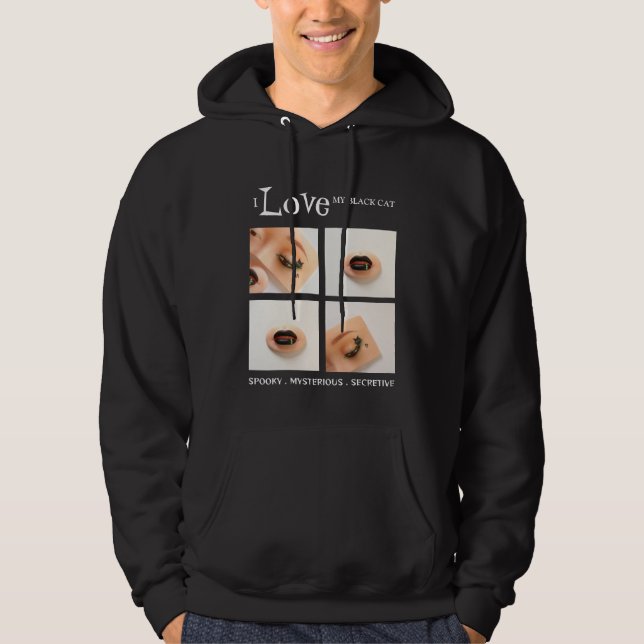 Sudadera Gato Espeluznante Hombre (Anverso)