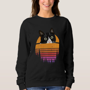 Sudadera Gato estilo retro estilo gatito estilo retro gato 