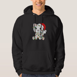 Sudadera Gato Feliz Navidad Animales de Invierno Gatos Navi