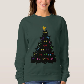 Sudadera Gato Feliz Navidad Regalo Meowy Gato Divertido