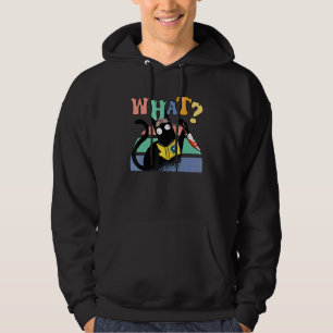 Sudadera Gato floral psicodélico tripulación sppoky truco o