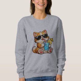 Sudadera Gato fresco de verano