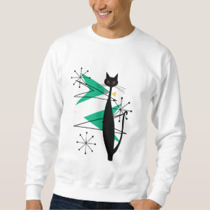 Sudadera Gato fresco moderno del MCM de los mediados de