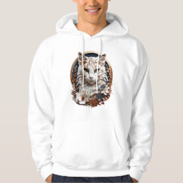 Sudadera gato, gatito con flor