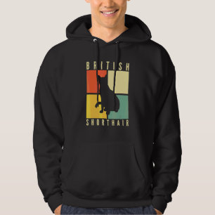 Sudadera Gato gatito gatito retro británico de Shorthair