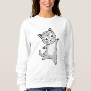 Sudadera Gato Gato Gris Fur Nose Cute Animales