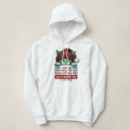 Sudadera Gato gracioso de Navidades juzgando silenciosament