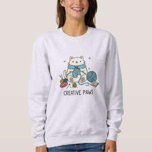 Sudadera Gato gracioso sacudidores mínimos dibujar estilo a
