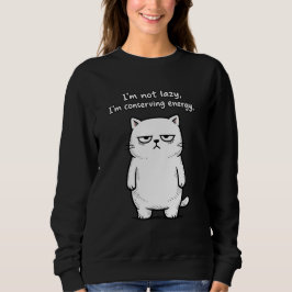 Sudadera Gato Gráfico de Humor Sarcástico - Meme Divertido