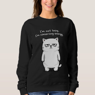 Sudadera Gato Gráfico de Humor Sarcástico - Meme Divertido