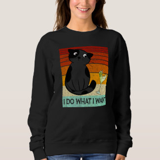 Sudadera Gato Hago Lo Que Quiero Vintage Gato Hago Lo Que Q