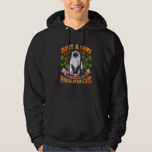 Sudadera Gato Himalayo Solo Una Chica Que Ama Gato Himalay