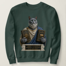 Sudadera Gato homer azul ruso