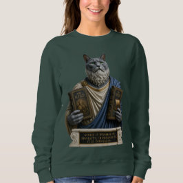 Sudadera Gato homer azul ruso