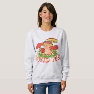 Sudadera Gato Hongo Divertido