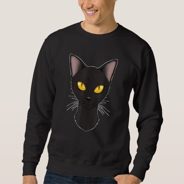 Sudadera Gato I Cat Face I Bombay Cat (Anverso)