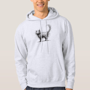 Sudadera Gato impactante - gato minimalista divertido