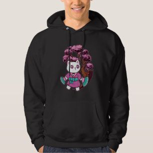 Sudadera Gato japonés Kitten Bonsai Tree Japan Cherry Bloss