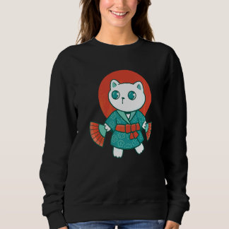 Sudadera Gato japonés Yukata