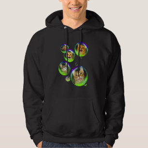 Sudadera Gato Kitty Gato De Gato De Burbuja De Gato