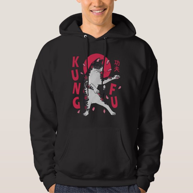 Sudadera Gato Kung Fu (Anverso)