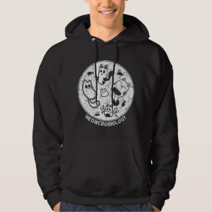 Sudadera Gato Lindo Bacterias de Microbiología Ciencia con