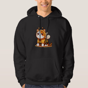 Sudadera Gato lindo en un disfraz de abeja