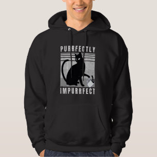 Sudadera Gato lindo Purfectamente Inpurrfecto Dulce Vintage