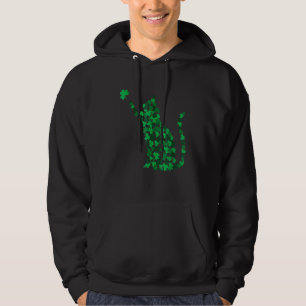 Sudadera Gato lindo St Patricks Day C Lucky Cat Mom Shamroc